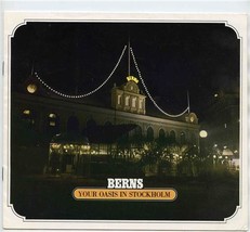 Berns Your Oasis in Stockholm Brochure Sweden 1969 Restaurant Night Club Casino  - £28.66 GBP