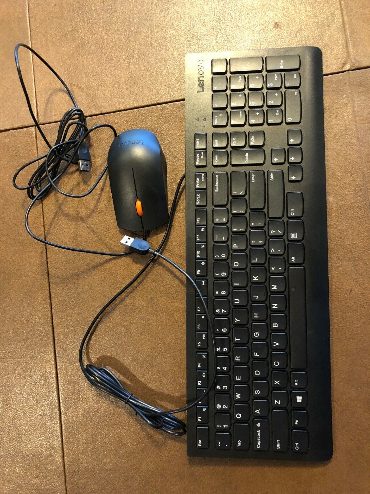 Lenovo Wired Keyboard and Mouse New Open Box For Desktop and Laptop Computers - $19.99