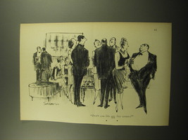 1960 Cartoon by Charles Saxon - Don&#39;t you like any live writers? - $14.99