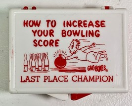 Vtg Gag Bones Gift How to Increase Your Bowling Score Cheat Pencil Erase... - $22.49