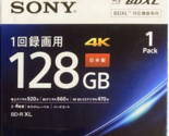1pack Sony BD-R Printable HD Blu-ray 4x Blank Disc Media BDR 128GB Japan - £15.57 GBP
