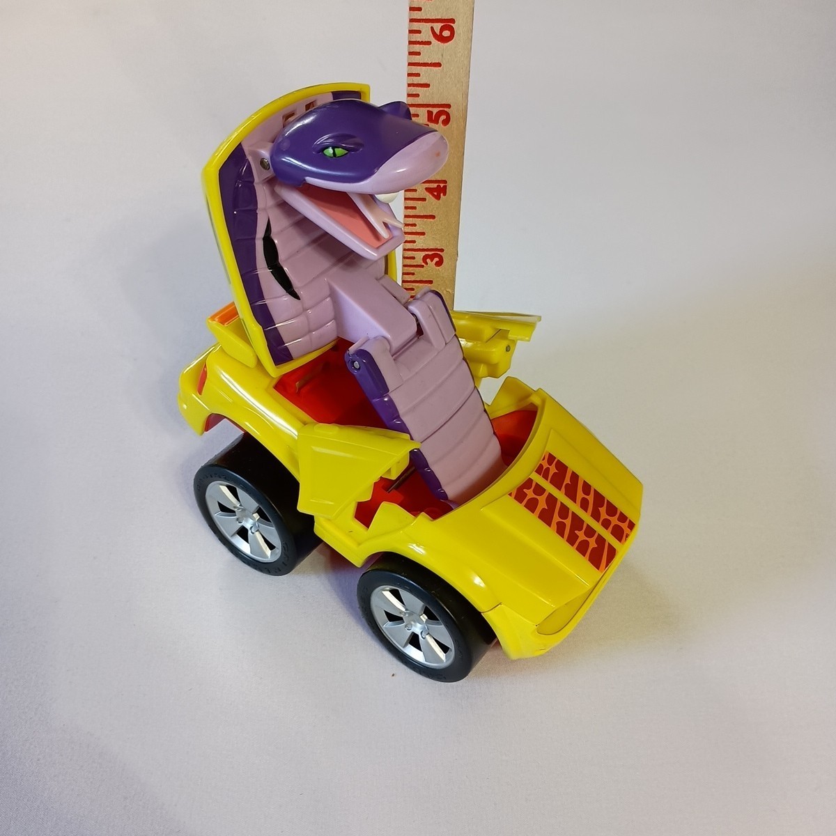 Mattel 2006 Fisher Price Yellow Car Nivores Carnivores Transforming Cobra Snake  Item image 9