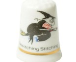 Fenton China For Bewitching Stitching Wookey Hole Caves and Mill Thimble - $11.12