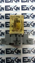 Idec RR3B-UL Relay, 24VDC Coil 10Amp with Socket Base  - $12.55