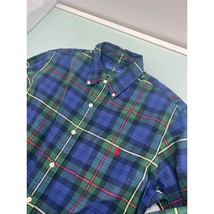 Polo Ralph Lauren Men Shirt Long Sleeve Button Up Tartan Plaid Medium M - £15.80 GBP