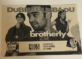 Brotherly Love TV guide Print Ad Joey Lawrence Matthew Lawrence Andy  TV1 - £4.44 GBP