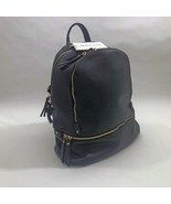 Jen &amp; Co. Black Backpack Handbag Vegan Leather Black 11x13x6 inches - $54.44