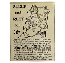 Cuticura Sleep Rest Medical 1894 Advertisement Victorian Quack Medicine ... - $369.57 MXN
