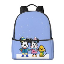 Mickey Mouse Minnie Mouse And A Dog Backpack - £29.10 GBP