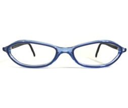 Emporio Armani Eyeglasses Frames 614 414 Black Clear Blue Rectangular 50... - $55.89
