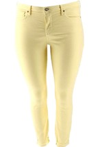 NYDJ Ami Skinny Ankle w/Cuff Marigold Yellow Denim Jeans Size 16 NWT $125 - £60.44 GBP