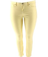 NYDJ Ami Skinny Ankle w/Cuff Marigold Yellow Denim Jeans Size 16 NWT $125 - £61.13 GBP