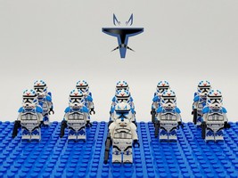 Star Wars Captain Rex 501st Jet Troopers Army Set 11 Minifigures Lot USA SELLER - £18.11 GBP