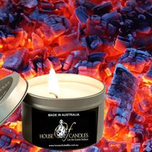 Amber &amp; Myrrh Eco Soy Wax Scented Tin Candles, Vegan Friendly, Hand Poured - £13.54 GBP+