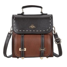Vintage PU Leather Women Backpack Travel New Style Mini Back Pack Women Fashion  - £30.59 GBP