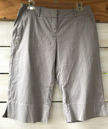 New York &amp; Company Jr.? Women&#39;s Size 4 Stretch Striped Bermuda Shorts 4 ... - $16.07 CAD