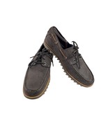 Mark Nason + Skechers Boat Shoes Loafers Men 10.5M Black Grey Leather Lu... - $47.29 CAD