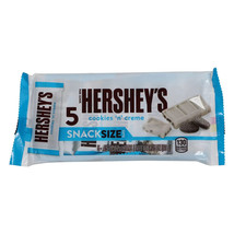 3 PACKS Of  Hershey’s Cookies &#39;n&#39; Creme Snack Size, Candy Bars, 5 ct. - $10.99