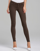 New NWT $185 Womens Designer Vince Dark Brown Riley Legging 25 Hunter Jeans USA - £139.04 GBP