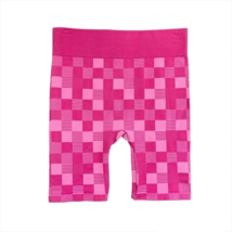 No Boundaries ~ Pink Check ~ Seamless Bike Shorts ~ Juniors&#39; Size Small ... - $20.00
