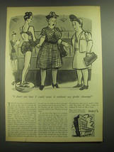 1945 Macy&#39;s Department Store Ad - how I could wear it without my Girdle Showing - £14.65 GBP