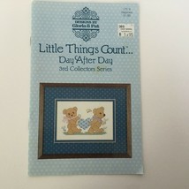 Designs by Gloria and Pat Cross Stitch Patterns Booklet Little Things Count Bear - $4.99