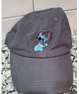 Disney Lilo Stitch Aloha Adult Baseball Hat Cap Adjustable Grey Gray - £10.99 GBP
