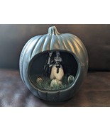 Gemmy Black Pumpkin Corpse Wedding Diorama Motion Act Lighted &amp; Musical ... - $29.99