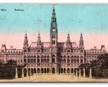 Ayuntamiento de Viena City Hall Vienna Austria UNP DB Postcard Z5 - $4.90