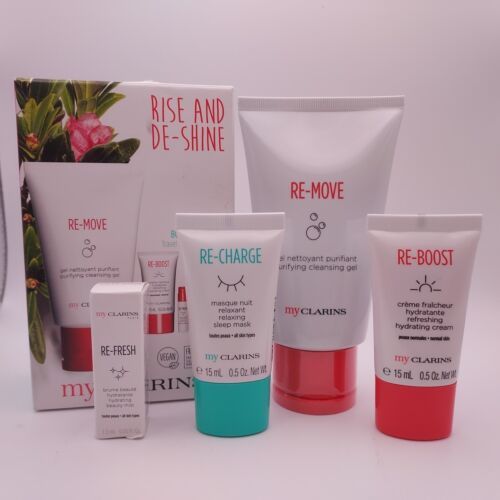Clarins My Clarins RISE AND DE-SHINE 4 Item Set - $15.83