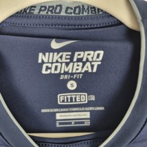 Nike Shirt Mens Small Blue Tank Top Pro Combat Compression Dri-Fit Sports - £23.70 GBP