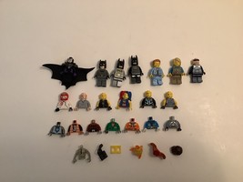 LEGO MINI FIGS Lot Figures Batman x 3 Plus Bodies And Accessories - £28.97 GBP