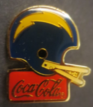 Coca-Cola Los Angeles Chargers Super Bowl 1985 Lapel Pin - £3.55 GBP