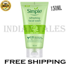 Simple Kind To Skin Refreshing Facewash, 150ml | Mild Face Wash - £19.22 GBP