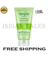 Simple Kind To Skin Refreshing Facewash, 150ml | Mild Face Wash - £19.11 GBP