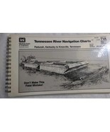TVA Tennessee River Navigation Charts (1989) Paducah to Knoxville #1095 - $280.26 MXN
