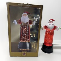 Santa Shimmer Light Dillard’s Trimmings 12&quot; Holiday Decor W/ Box - $56.09