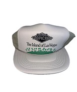 NWT Vintage Tropicana Las Vegas CASINO Mesh Trucker Hat Grey 80&#39;s Gambli... - $55.38 CAD