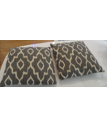 2 QTY MATCHING SET DECOR THROW PILLOWS PILLOW GRAY - $27.32