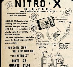 1949 Aviation Nitro X Glo-Fuel Model Airplane Fuel Advertisement Midwest... - $24.99