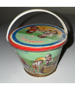 VTG Advertising Tin Pail GARDEN CO., LTD. Bakers &amp; Confectioners Childre... - $29.69