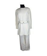 Jeremy VTG 60s Mod Rhinestone Dress Tunic Pants Suit Formal Wedding Ivor... - £74.92 GBP