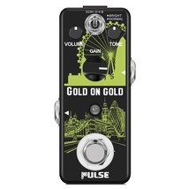 Pulse Technology Gold on Gold Marshall Plexi Guitar Tone Effect Pedal - $29.80