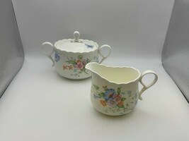 Mikasa Bone China SOMETHING BLUE Creamer &amp; Sugar Bowl Set - $89.99