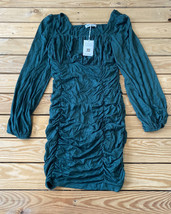 Grace karin NWT women’s ruched mini dress Size M Green f6 - £10.61 GBP