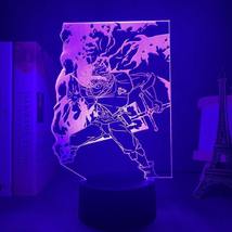 Black Asta Anime - LED Lamp (Black Clover), Room Decor, Gifts, Led Light Bedside - £24.77 GBP