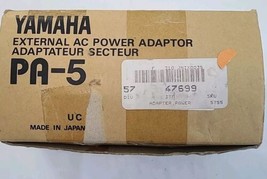 Genuine Yamaha Model PA-5 External AC Power Adaptor DC12V 2A OEM - £14.70 GBP