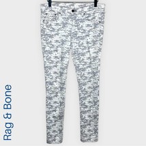 RAG &amp; BONE gray camo stretch skinny jeans Women&#39;s size 31 - £29.69 GBP