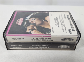 Cassette Donna Summer Live and More Double Tape Set NBL5-7119 - £7.93 GBP