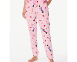 Joyspun Women&#39;s Plush Fleece Sleep Joggers, Size 2X (18W-20W) Pink - $16.82